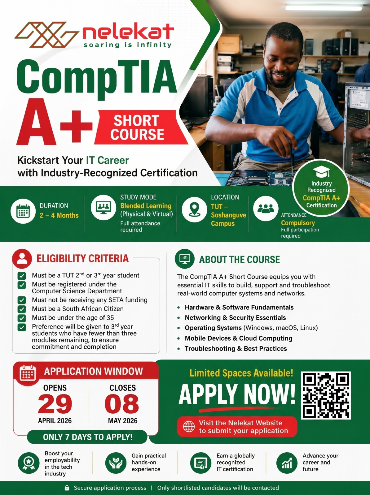 CompTIA A+ Course Information
